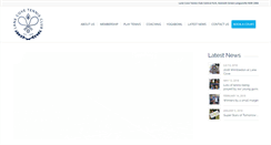 Desktop Screenshot of lanecovetennis.com